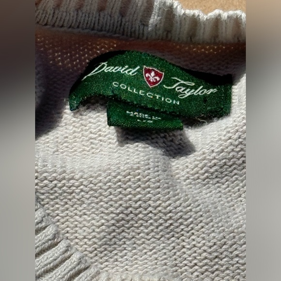 David Taylor Long Cream Sleeve Shirt - Picture 2 of 3